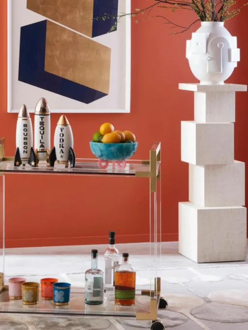 Handgemaakte decoratieve schaal Mustique