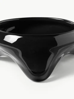 Handgemaakte decoratieve schaal Ashley van glas