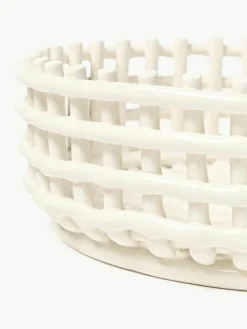Handgemaakte decoratieve schaal Centrepiece van keramiek