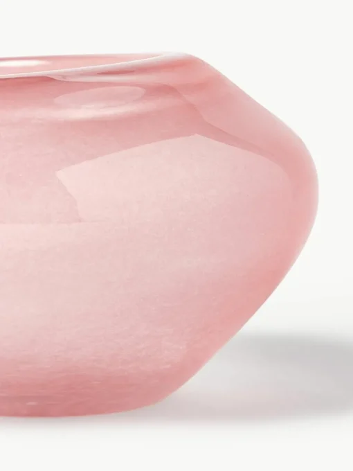 Handgemaakte decoratieve schaal Ashley van glas