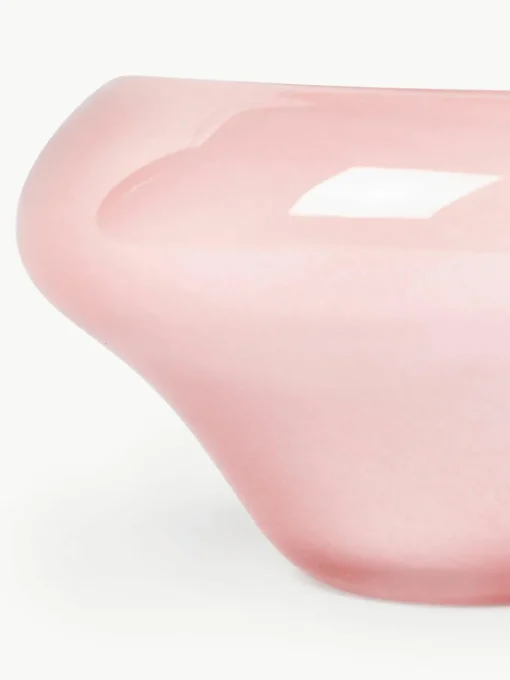 Handgemaakte decoratieve schaal Ashley van glas