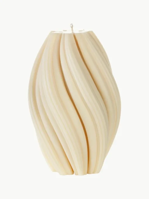 Handgemaakte design kaars Florence, H 19 cm