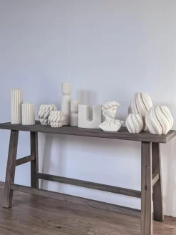 Handgemaakte design kaars Florence, H 11 cm