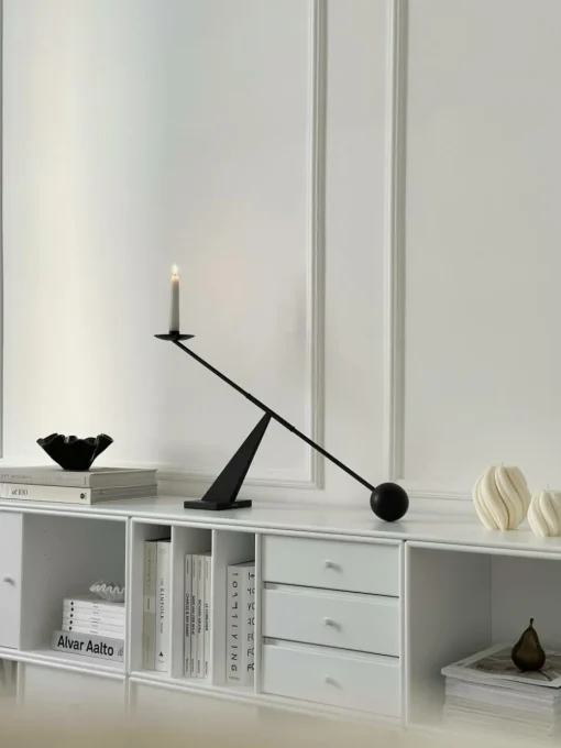 Handgemaakte design kaars Florence, H 11 cm