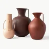 Handgemaakte design vazen Roman, set van 3