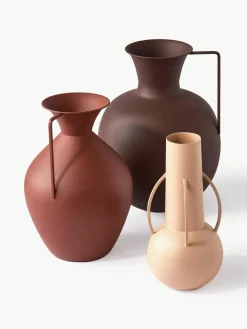 Handgemaakte design vazen Roman, set van 3