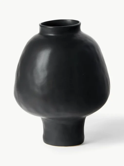 Handgemaakte designvaas Saki van keramiek, H 32 cm
