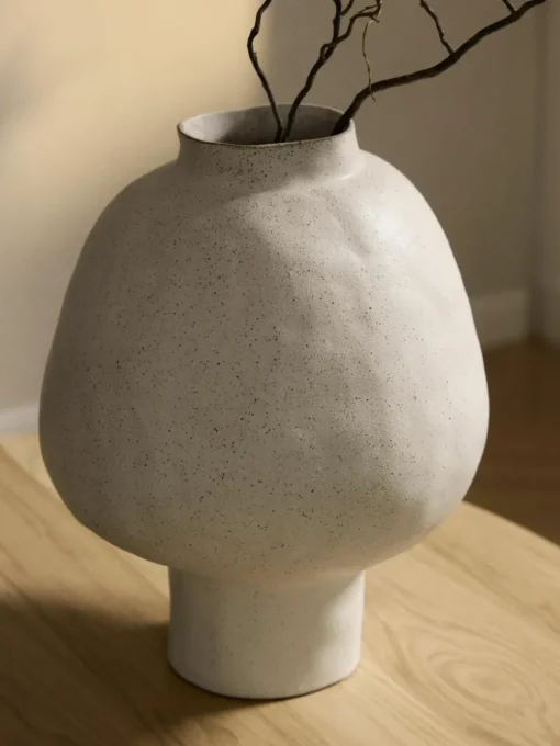 Handgemaakte designvaas Saki van keramiek, H 40 cm