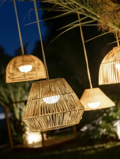 Handgemaakte dimbare outdoor LED hanglamp Sisine