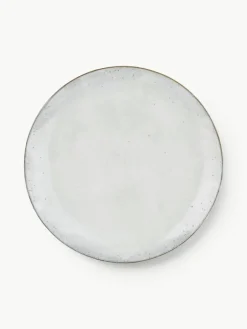 Handgemaakte dinerbord Nordic Sand, 4 stuks