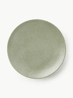 Handgemaakte dinerborden Nordic Marsh, 4 stuks