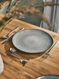 Handgemaakte dinerborden Nordic Sea, 4 stuks