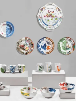Handgemaakte dinerborden Hybrid, 2 stuks