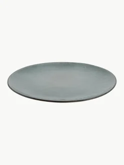 Handgemaakte dinerborden Nordic Sea, 4 stuks