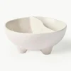 Handgemaakte dipschalen Nordic Vanilla, 4 stuks