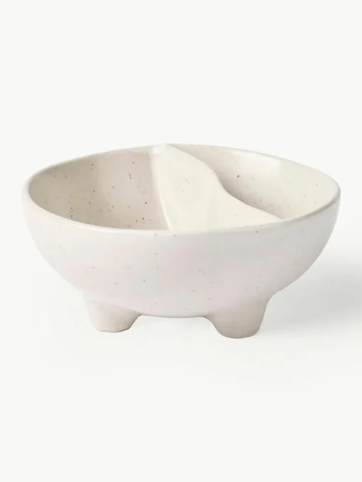 Handgemaakte dipschalen Nordic Vanilla, 4 stuks