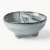 Handgemaakte dipschalen Nordic Vanilla, 4 stuks
