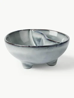Handgemaakte dipschalen Nordic Vanilla, 4 stuks