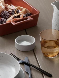 Handgemaakte dipschalen Nordic Vanilla, 4 stuks