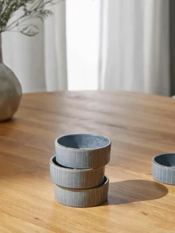 Handgemaakte dipschalen Nordic Sea, 4 stuks