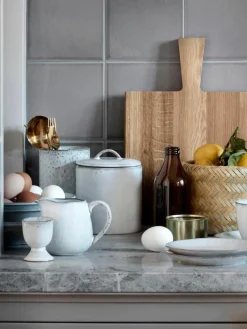 Handgemaakte eierdopje Nordic Sand, 2 stuks