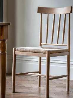 Handgemaakte eikenhouten stoelen Eton, 2 stuks