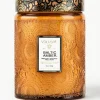 Handgemaakte geurkaars Japonica Collection (amberhars, sandelhout, cederhout & vanille orchidee)