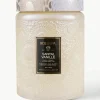 Handgemaakte geurkaars Japonica Collection (santal, bourbon vanille & oud)