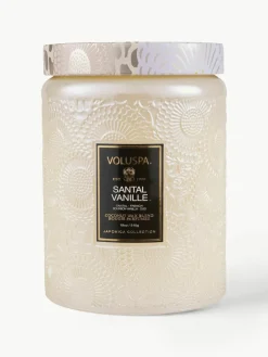Handgemaakte geurkaars Japonica Collection (santal, bourbon vanille & oud)