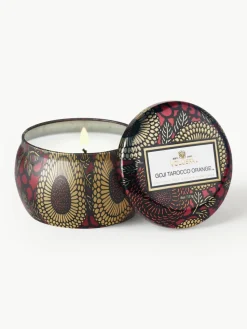 Handgemaakte geurkaars Japonica Collection (gojibessen, mango & tarocco sinaasappel)