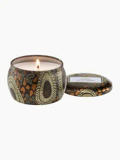 Handgemaakte geurkaars Japonica Collection (amberhars, sandelhout, cederhout & vanille orchidee)