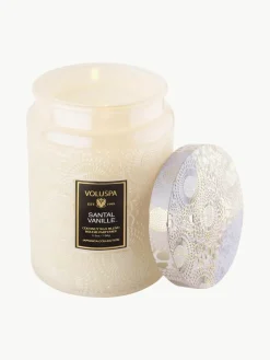Handgemaakte geurkaars Japonica Collection (santal, bourbon vanille & oud)