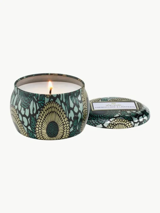 Handgemaakte geurkaars Japonica Collection (cade hout, verbena & lavendel)