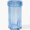 Handgemaakte glas-opbergpot Astral