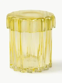 Handgemaakte glas-opbergpot Astral