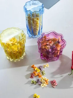 Handgemaakte glas-opbergpot Astral