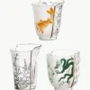 Handgemaakte glazen Hybrid, set van 3