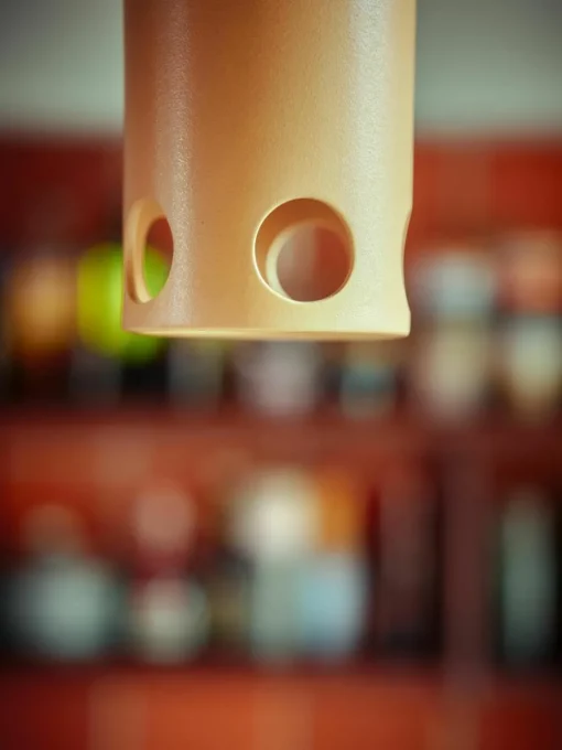 Handgemaakte hanglamp Peach