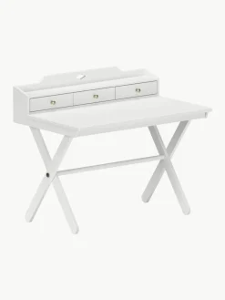 Handgemaakte houten bureau Luca, in hoogte verstelbaar