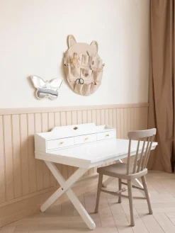 Handgemaakte houten bureau Luca, in hoogte verstelbaar