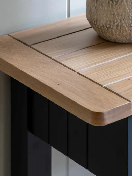 Handgemaakte houten wandtafel Eton