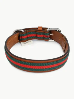 Handgemaakte huisdier halsband Baseball, in verschillende formaten