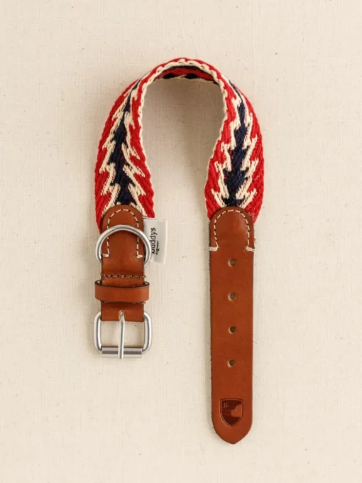 Handgemaakte huisdierhalsband Peruvian Arrow, in verschillende formaten