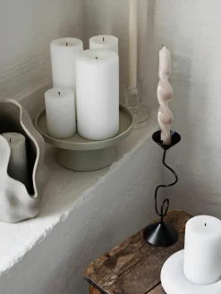 Handgemaakte kandelaar Hekla, H 24 cm