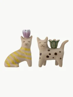Handgemaakte kandelaars Mamie, set van 2