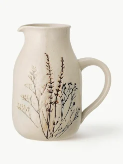 Handgemaakte karaf Bea met grasmotief 1,5 L