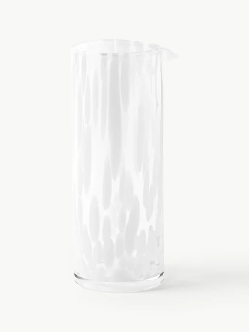 Handgemaakte karaf Oakley met stippenpatroon, 1.1 L