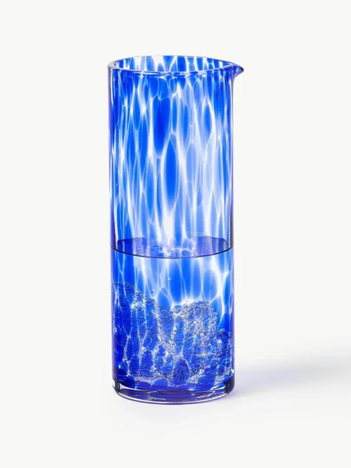 Handgemaakte karaf Oakley met stippenpatroon, 1.1 L