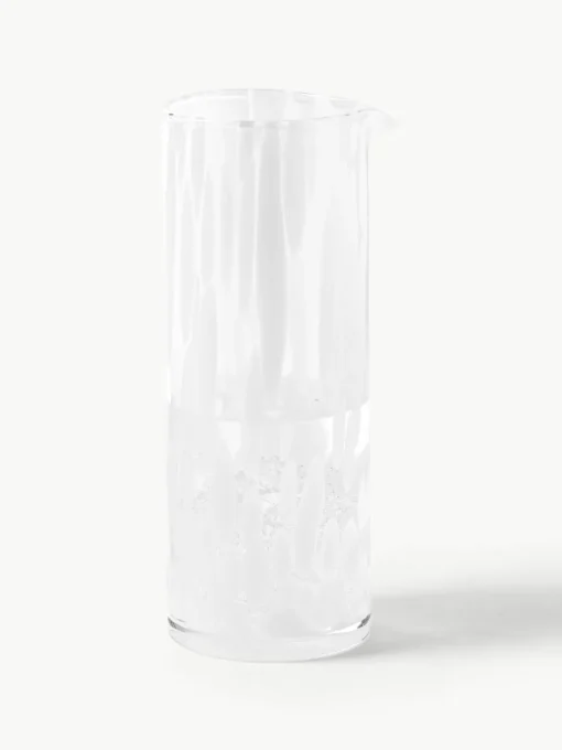 Handgemaakte karaf Oakley met stippenpatroon, 1.1 L