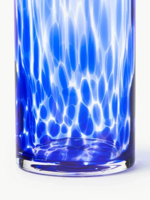 Handgemaakte karaf Oakley met stippenpatroon, 1.1 L